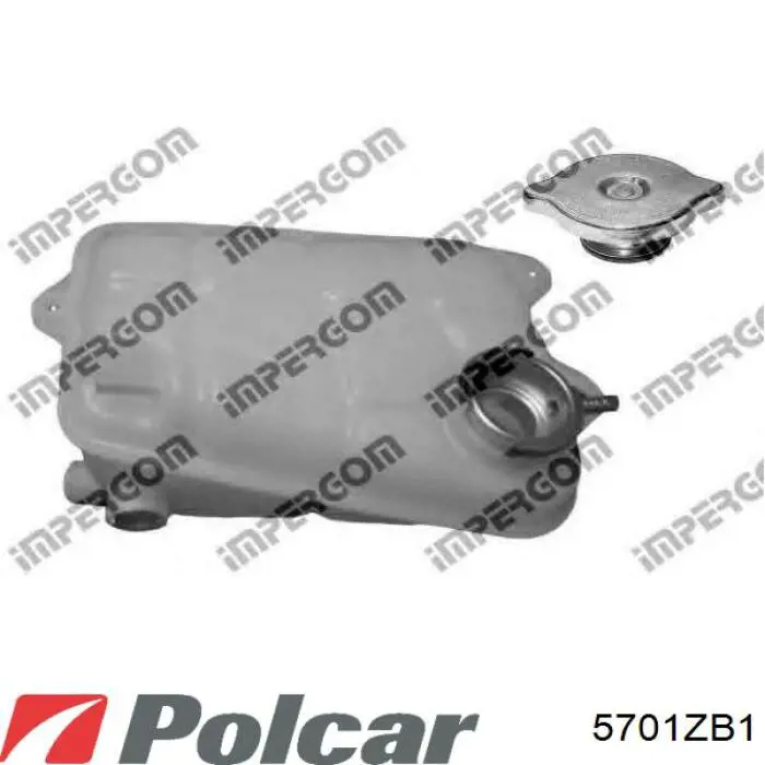Бачок системи охолодження 5701ZB1 Polcar