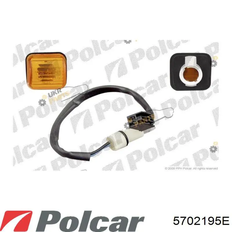 Повторювач повороту на крилі 5702195E Polcar