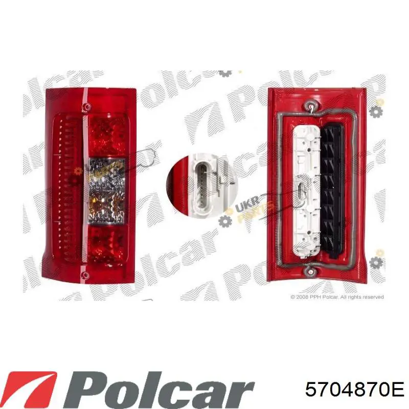 Лівий стоп 5704870E Polcar