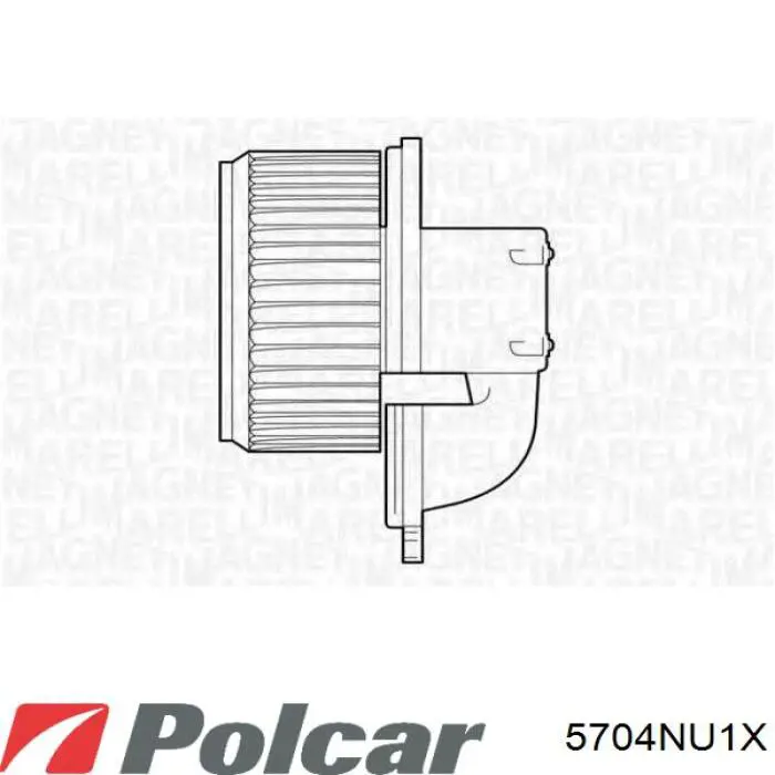 5704NU1X Polcar двигун вентилятора пічки (обігрівача салону)