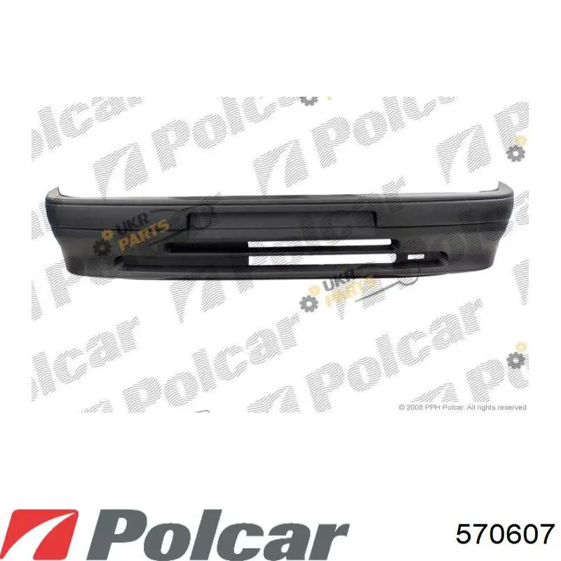 570607 Polcar Бампер передній в зборі