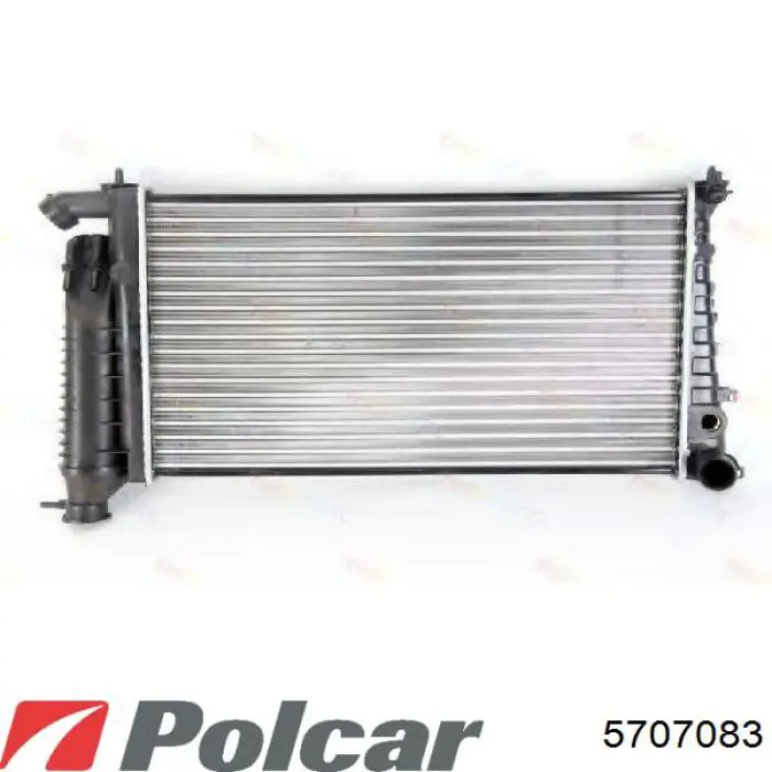 Радіатор основний Polcar 5707083 ціна, від 50.73 USD