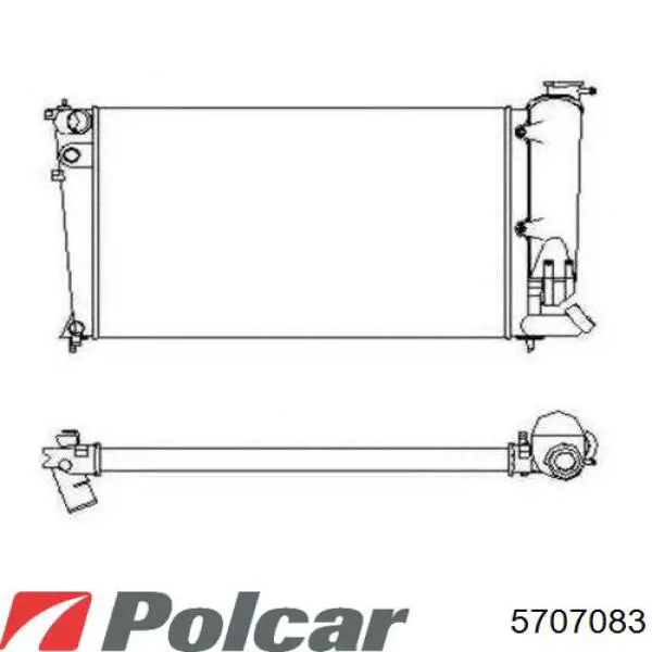 Радіатор D7P054TT Thermotec