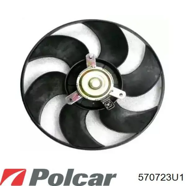 570723U1 Polcar електровентилятор охолодження в зборі (двигун + крильчатка)