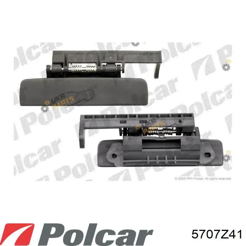 Ручка передньої двері зовнішня ліва 5707Z41 Polcar
