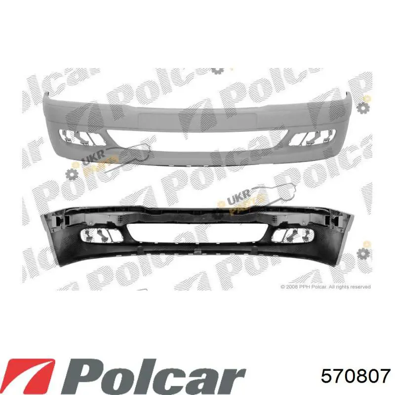 Купити 570807 Polcar Буфер (бампер) передній