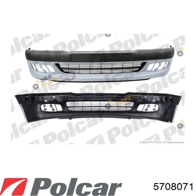 Купити 5708071 Polcar Буфер (бампер) передній