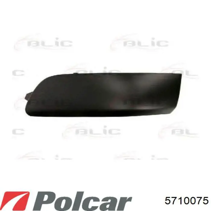 Накладка бампера переднього, ліва Polcar 5710075 ціна, від 4.81 USD