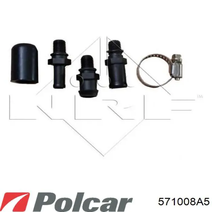 Радіатор 571008A5 Polcar