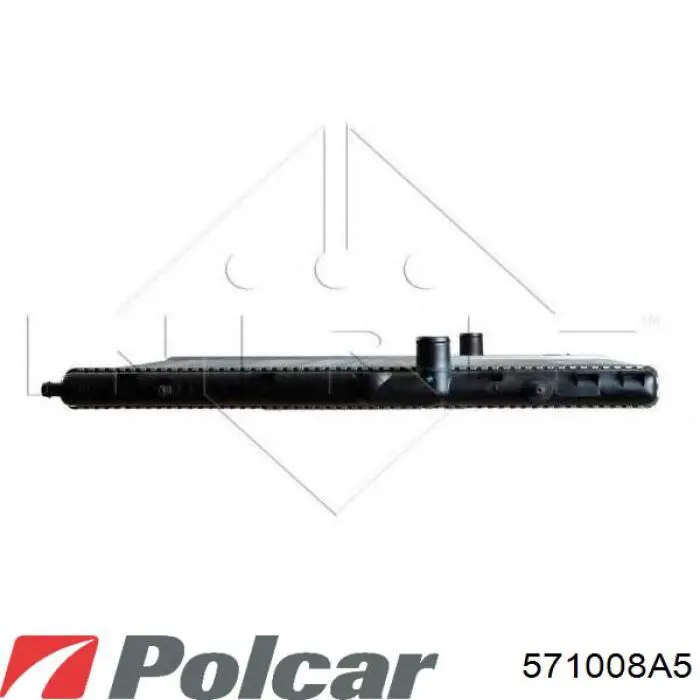 Радіатор основний Polcar 571008A5 ціна, від 29.92 USD