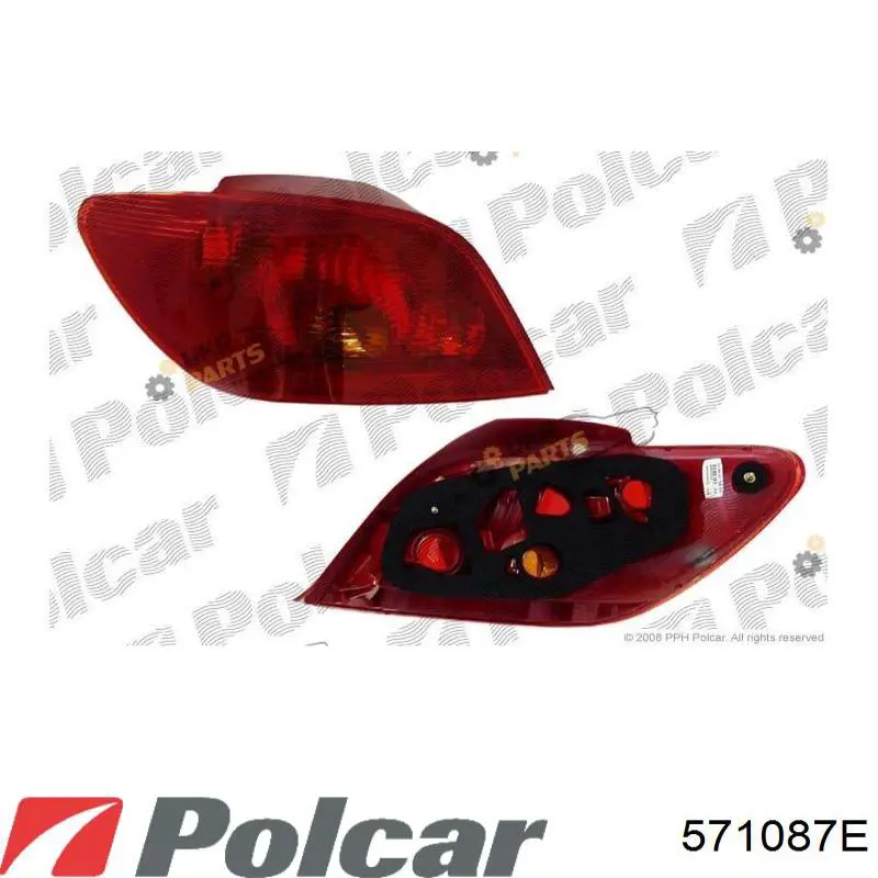 Лівий стоп 571087E Polcar