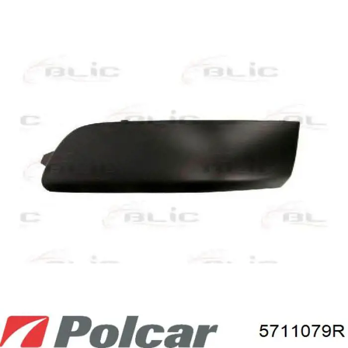 Накладка бампера переднього Polcar 5711079R ціна, від 13.40 USD