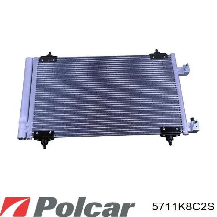 Радіатор кондиціонера 5711K8C2S Polcar