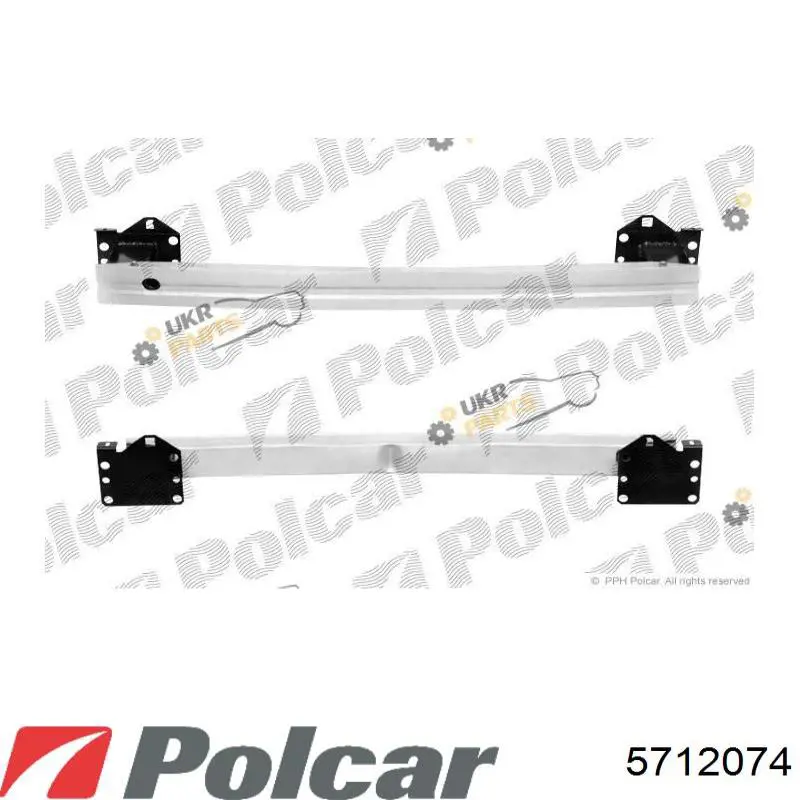 5712074 Polcar підсилювач бампера переднього