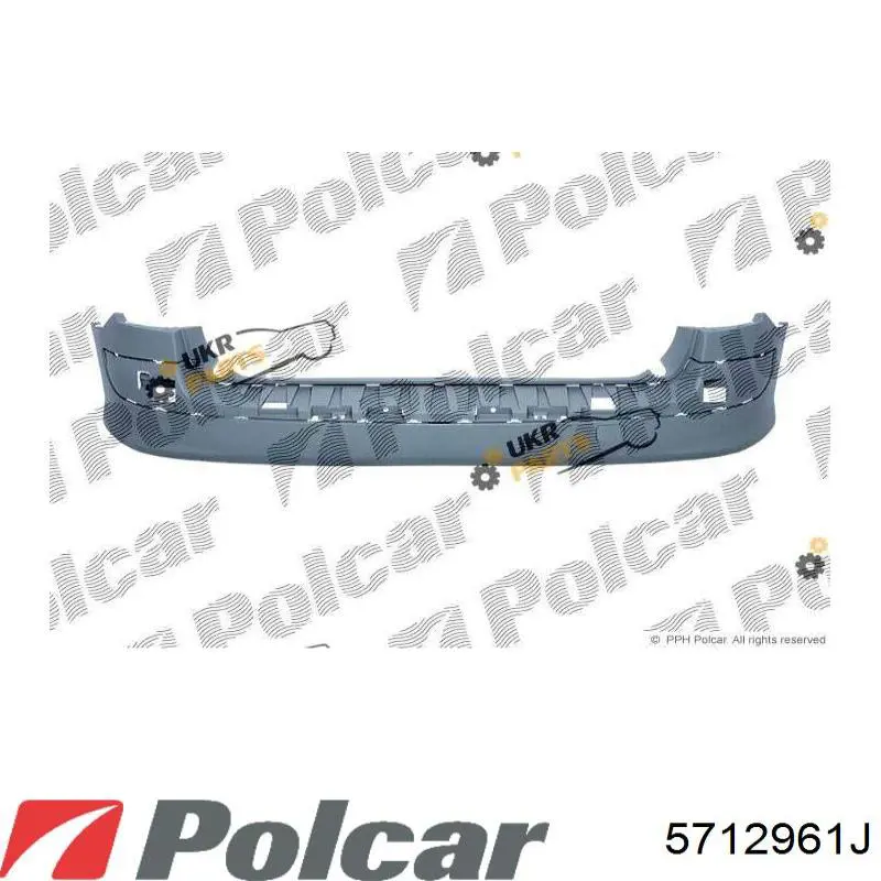 Кожух бампера заднього 4max 5506005519951P ціна, від 4460.48 UAH