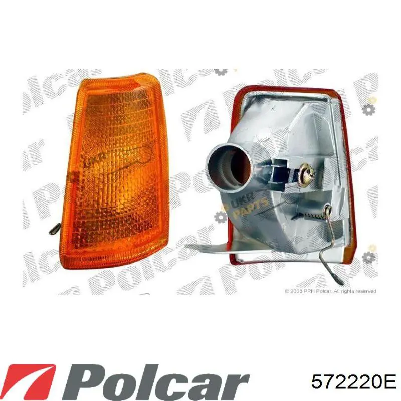 Правий покажчик повороту - лампа Polcar 572220E ціна, від 7.26 USD