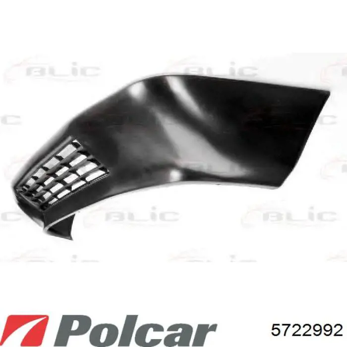 5722992 Polcar Спідниця заднього бампера
