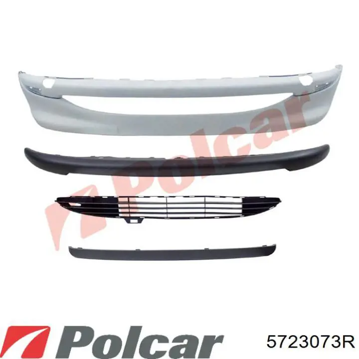 Підсилювач бампера переднього Polcar 5723073