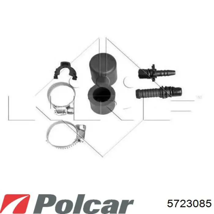 Радіатор охолодження Polcar 572308A5