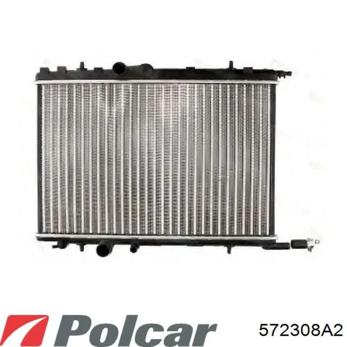 572308A2 Polcar Радіатор охолодження двигуна