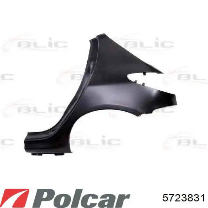 Крило заднє праве 5723831 Polcar