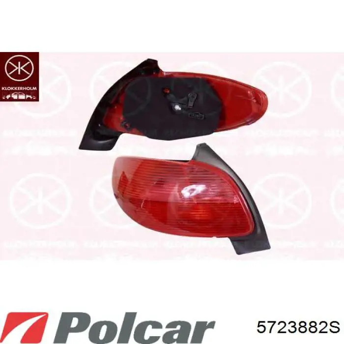 Задні ліхтарі Polcar 5723882S ціна, від 55.31 USD