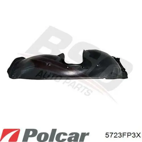 Підкрилок переднього крила, правий на Peugeot 206 SW 2E, K
