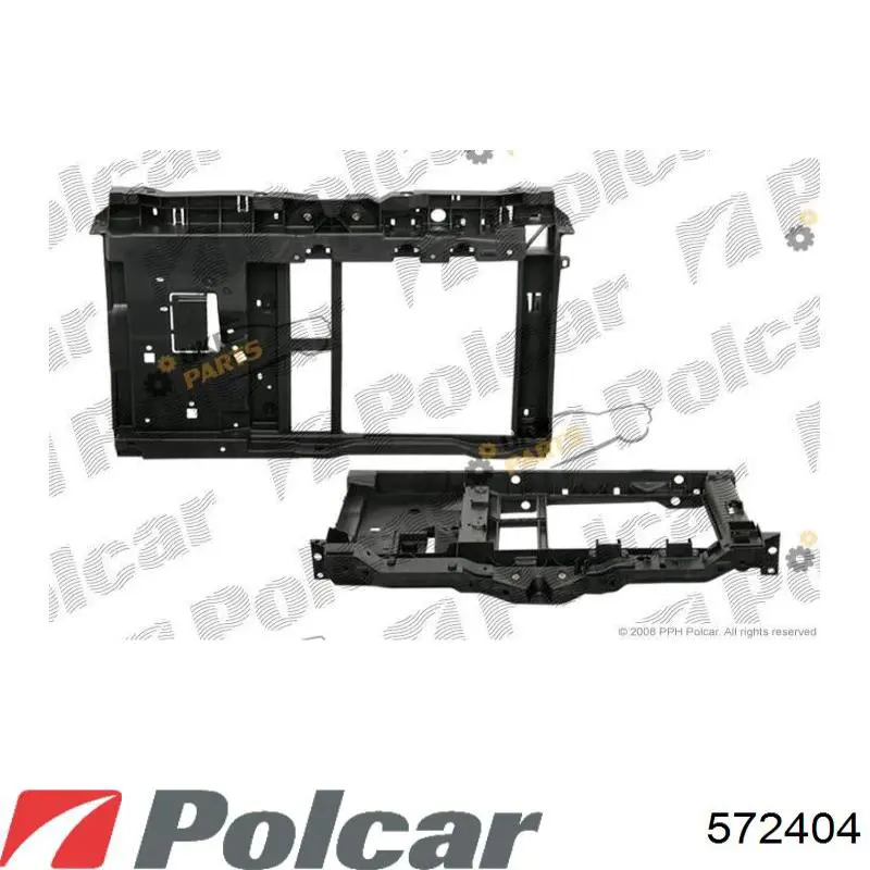 572404 Polcar рамка кріплення радіатора