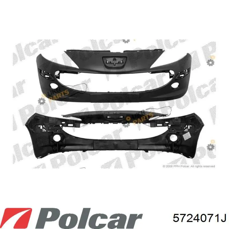 Купити 7401EQ Peugeot/Citroen Буфер (бампер) передній