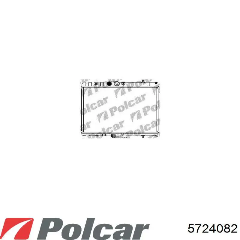 5724082 Polcar радіатор охолодження двигуна