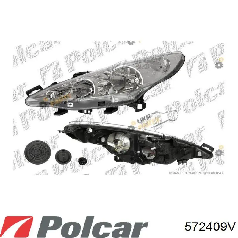 Фара ліва 572409E Polcar