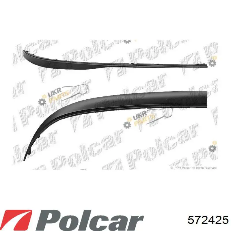 Купити 572425 Polcar Нижня накладка на передній бампер