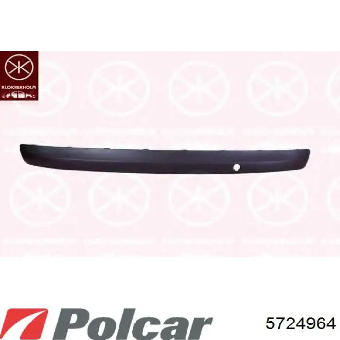 Купити 7452HN Peugeot/Citroen Накладка заднього бампера
