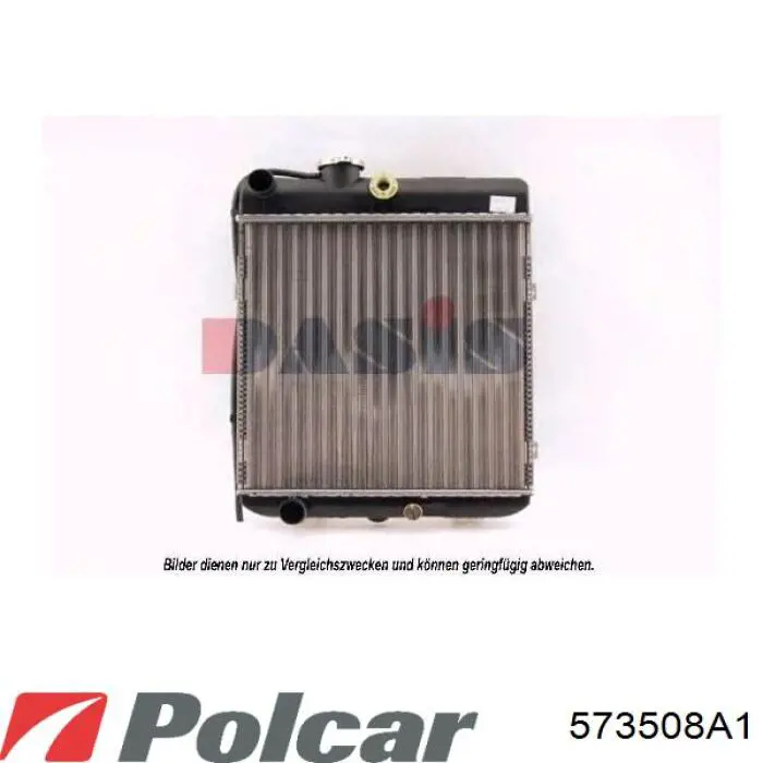Купити 573508A1 Polcar Радіатор двигуна