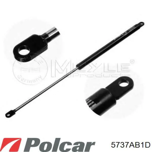 Амортизатор двері задньої Polcar 5737AB1D ціна, від 8.17 USD