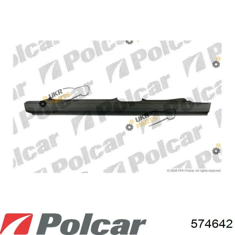 Поріг зовнішній правий 574642 Polcar