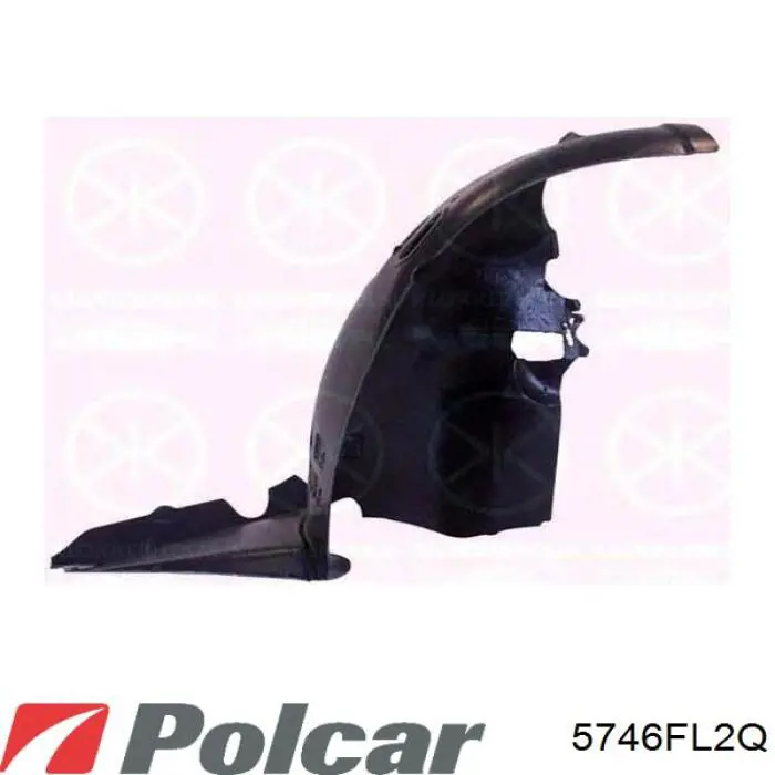 Підкрилок переднього крила, лівий задній Polcar 5746FL2 ціна, від 6.33 USD