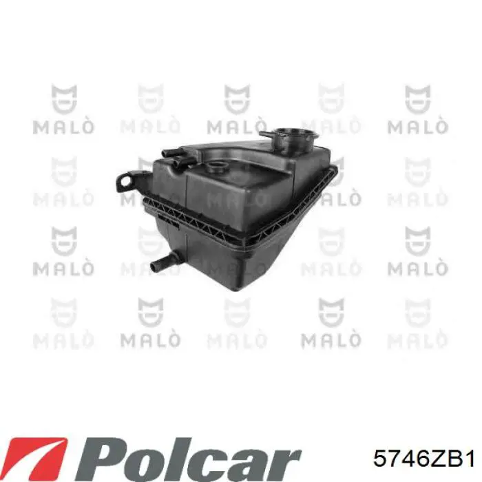 Бачок системи охолодження двигуна розширювальний Polcar 5746ZB1 ціна, від 30.66 USD
