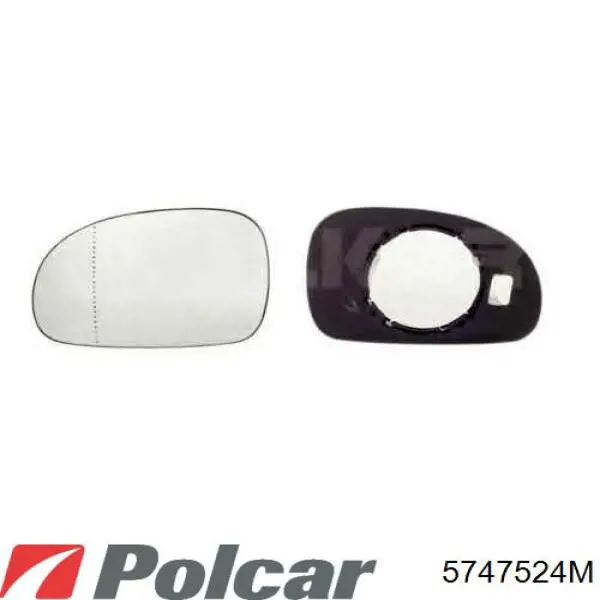 Праве бічне дзеркало Polcar 5747524M ціна, від 41.67 USD