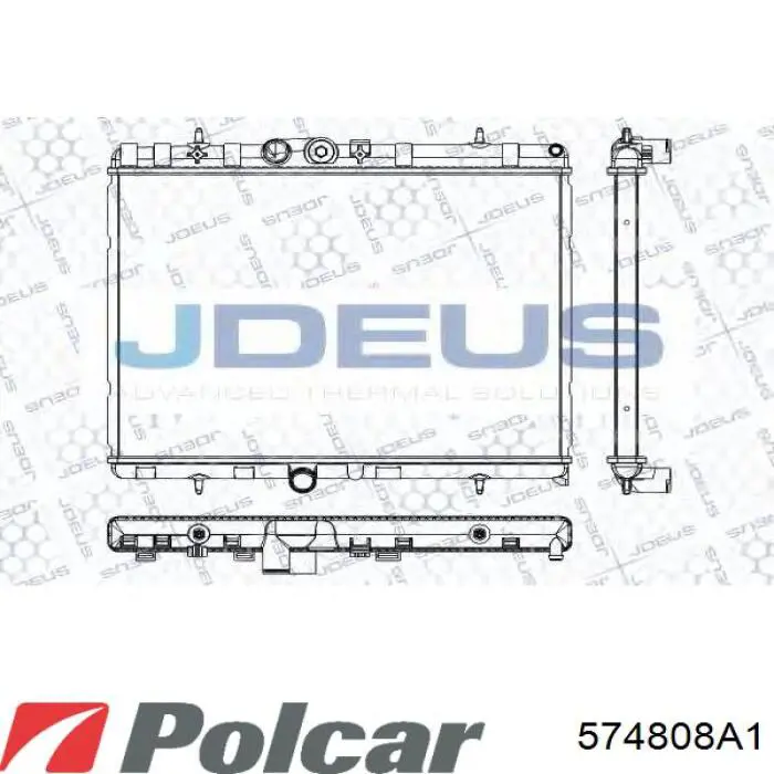 Радіатор 574808A1 Polcar