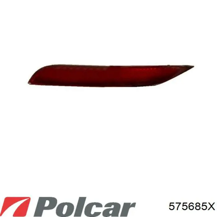 Катафот (відбивач) заднього бампера, лівий Polcar 575685X ціна, від 57.23 USD