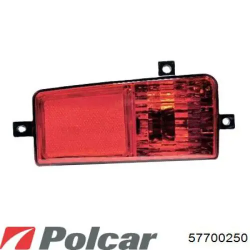 57700250 Polcar Молдинг арки крила переднього, правий