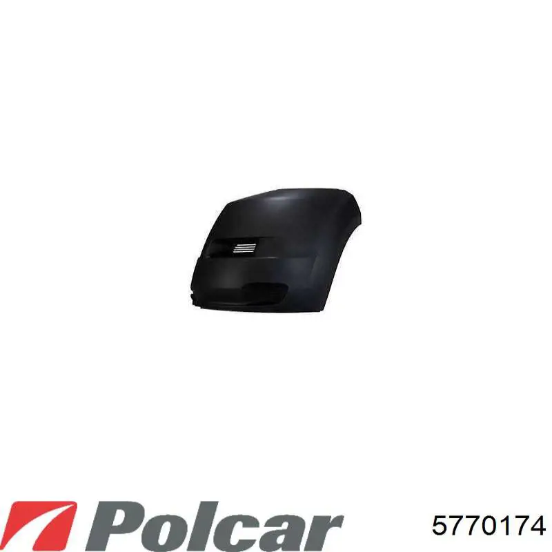 Купити 5770174 Polcar Бампер передній, ліва частина