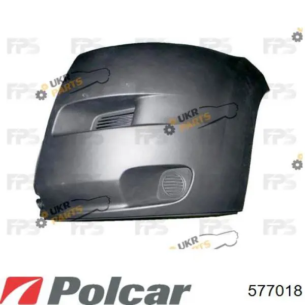 577018 Polcar Бампер передній ікло праве