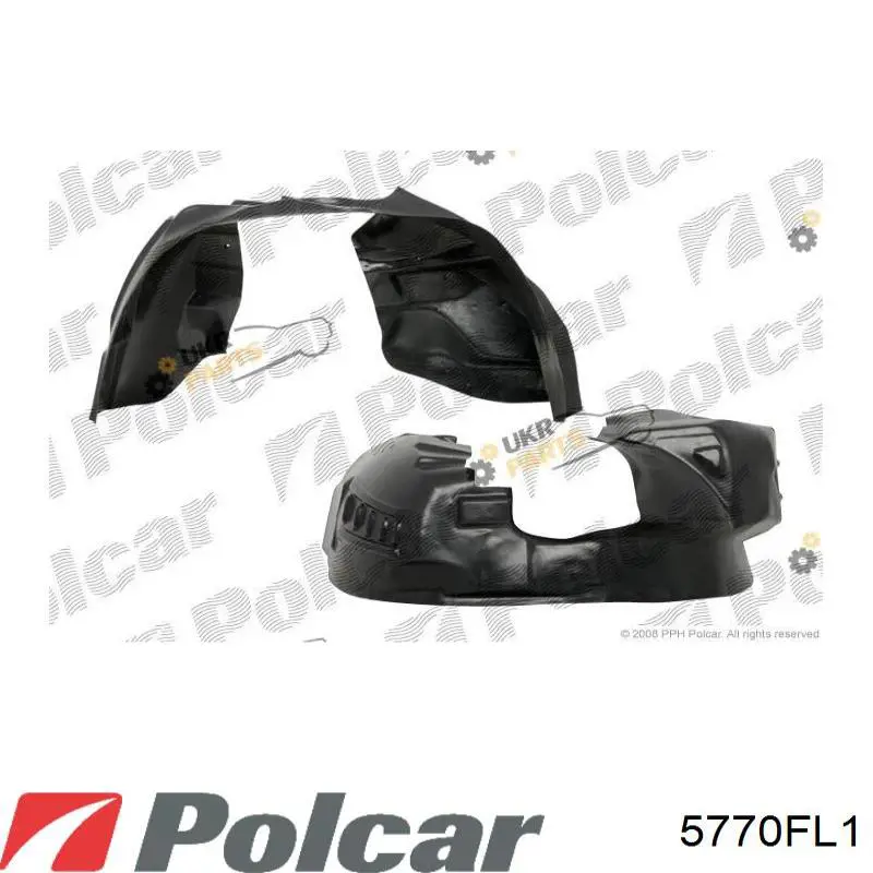 Купити 7136FN Peugeot/Citroen Підкрилок передній лівий
