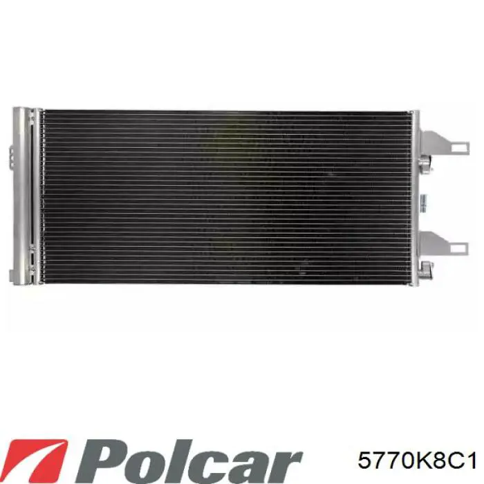 Радіатор кондиціонера 5770K8C1 Polcar