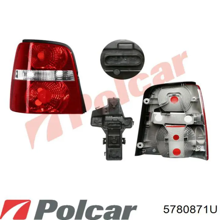 5780871U Polcar ліхтар задній лівий, внутрішній