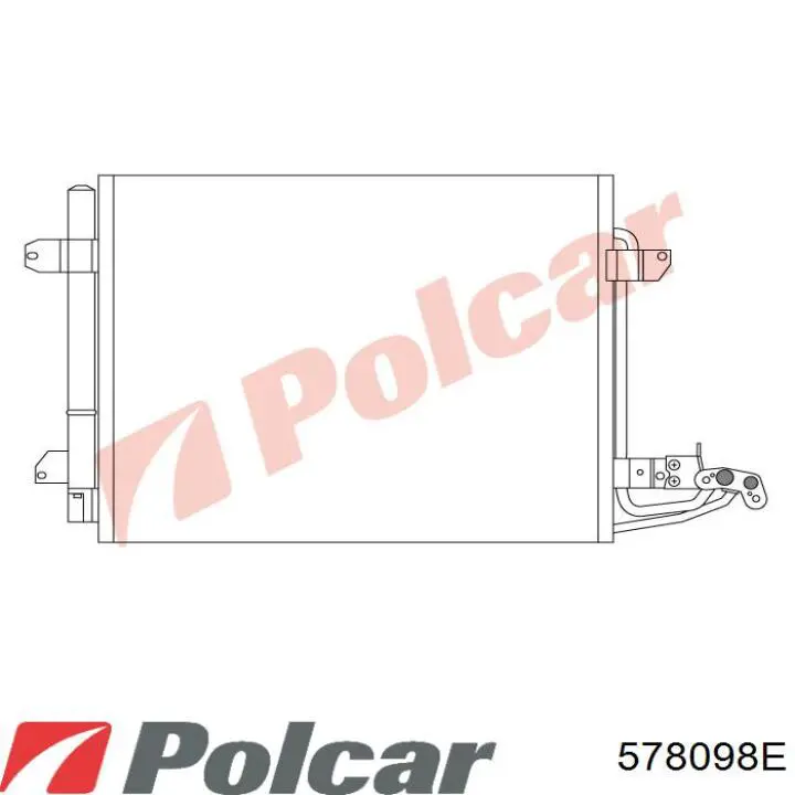 Купити 578098E Polcar Фара протитуманна задня, права