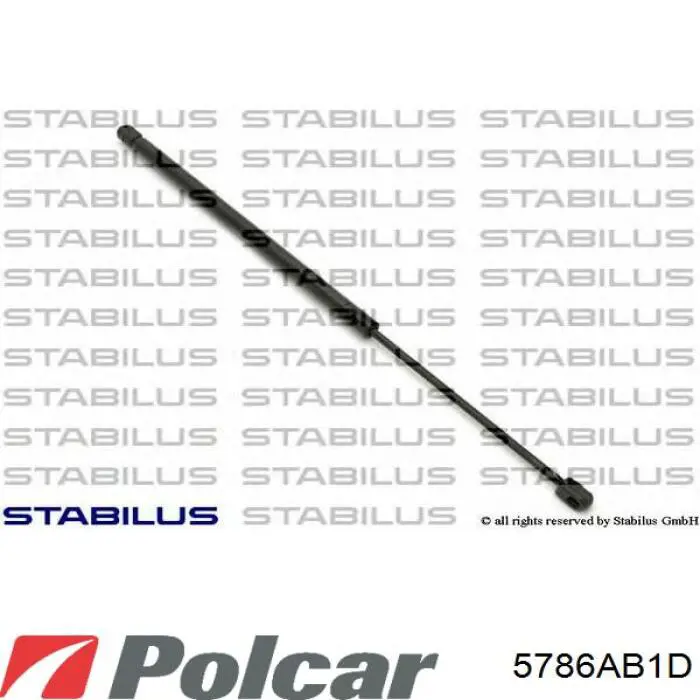 Купити 5786AB1D Polcar Амортизатор двері багажника