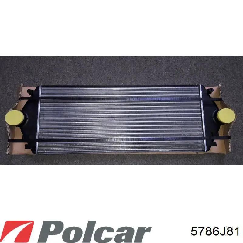 Купити 5786J81 Polcar Радіатор интеркуллера
